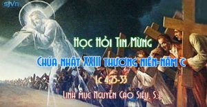 Học hỏi Tin Mừng Chúa Nhật XXIII thường niên năm C Học hỏi Tin Mừng Chúa Nhật XXIII thường niên năm C