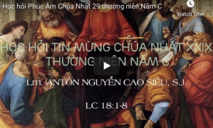 Học hỏi Tin Mừng Chúa Nhật XXIX thường niên năm C Học hỏi Tin Mừng Chúa Nhật XXIX thường niên năm C