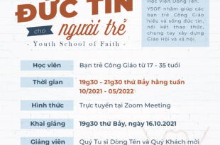 Thông Báo Tuyển Sinh “Trường Học Đức Tin Cho Người Trẻ - YOSF” 2021 -2022 Thông Báo Tuyển Sinh “Trường Học Đức Tin Cho Người Trẻ - YOSF” 2021 -2022