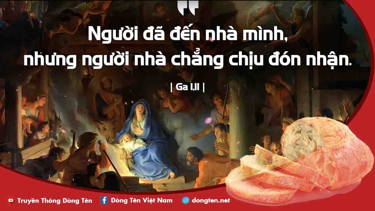 Manna: Ngôi Lời đã thành người (31.12 - Ngày thứ bảy trong Tuần bát nhật Giáng Sinh - Ga 1,1-18) Manna: Ngôi Lời đã thành người (31.12 - Ngày thứ bảy trong Tuần bát nhật Giáng Sinh - Ga 1,1-18)