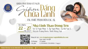 Khoá Linh thao "Giêsu - Đấng chữa lành" Khoá Linh thao "Giêsu - Đấng chữa lành"