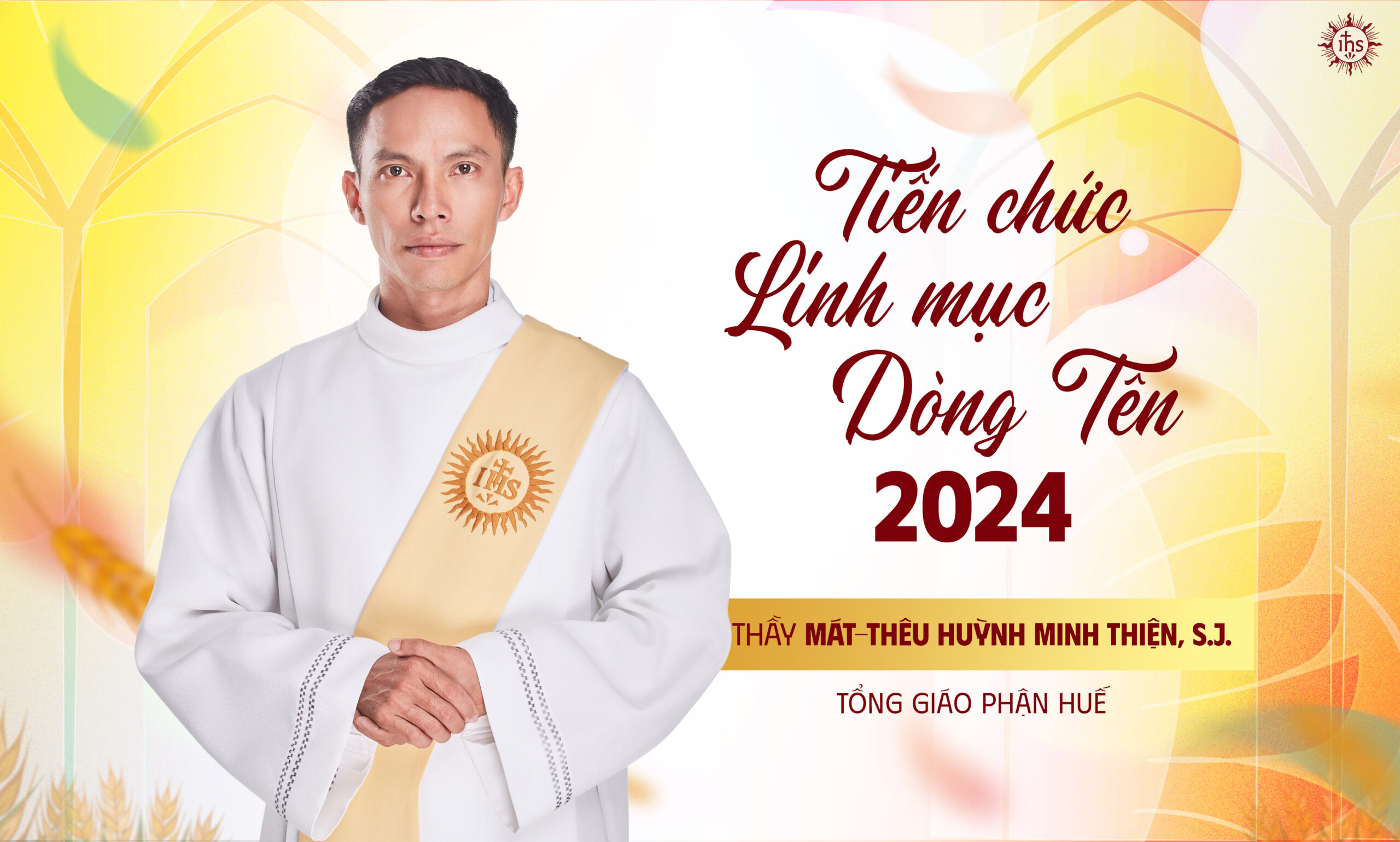 Thầy Mátthêu Huỳnh Minh Thiện, S.J. - Hành trình ơn gọi khởi nguồn từ khóa linh thao sinh viên Thầy Mátthêu Huỳnh Minh Thiện, S.J. - Hành trình ơn gọi khởi nguồn từ khóa linh thao sinh viên