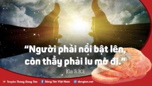Manna: Mọi người đều đến với ông (Thứ Bảy sau lễ Hiển Linh - Ga 3,22-30) Manna: Mọi người đều đến với ông (Thứ Bảy sau lễ Hiển Linh - Ga 3,22-30)
