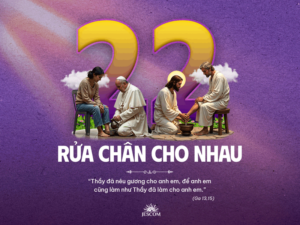 Bài tập Mùa Chay - Bài 22: Rửa chân cho nhau