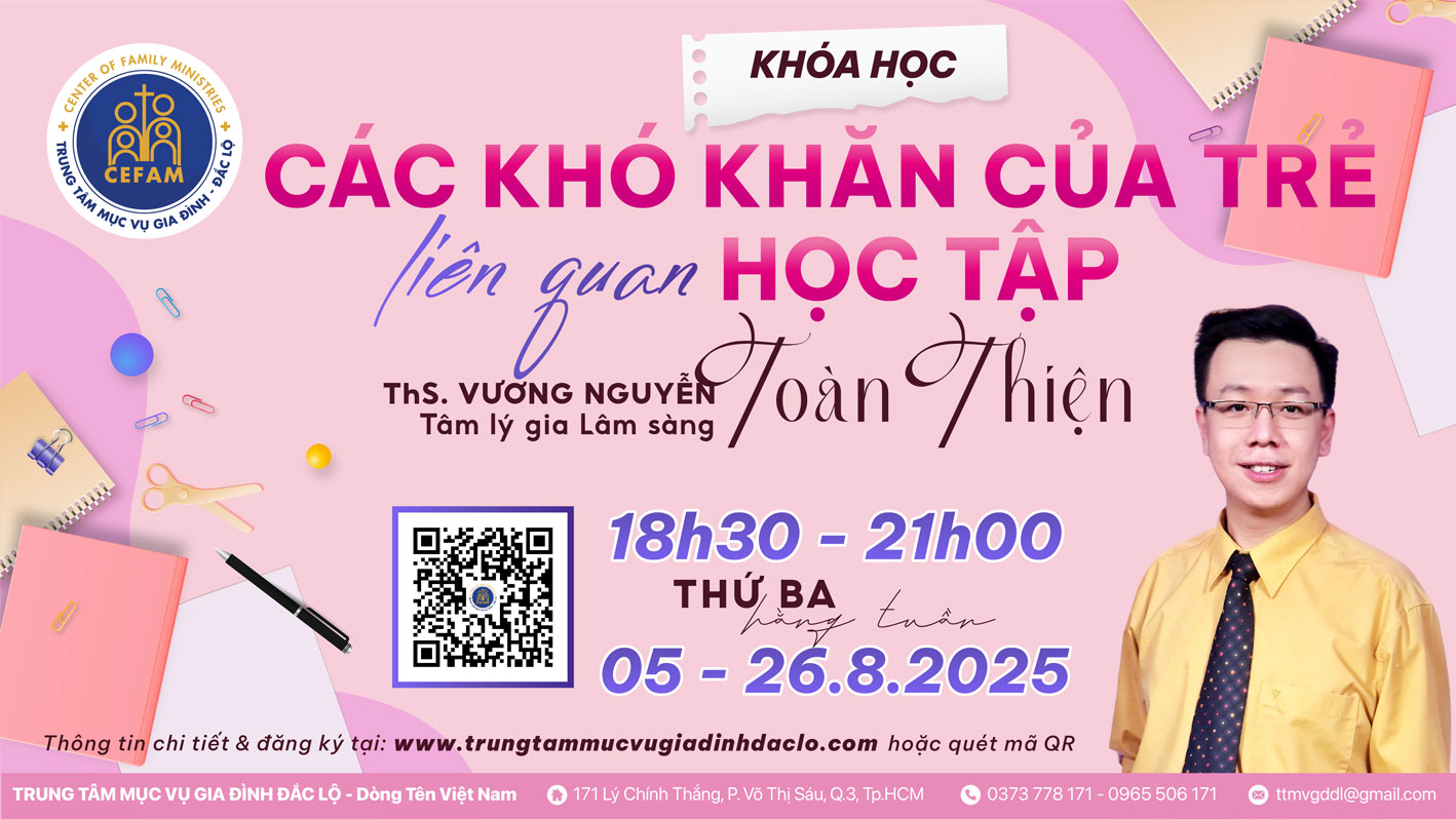 Khoá học: “Các khó khăn của trẻ liên quan học tập” Khoá học: “Các khó khăn của trẻ liên quan học tập”