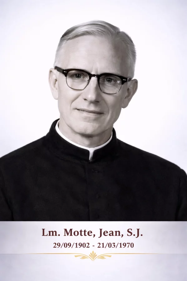 Cha Motte, Jean, S.J. Cha Motte, Jean, S.J.