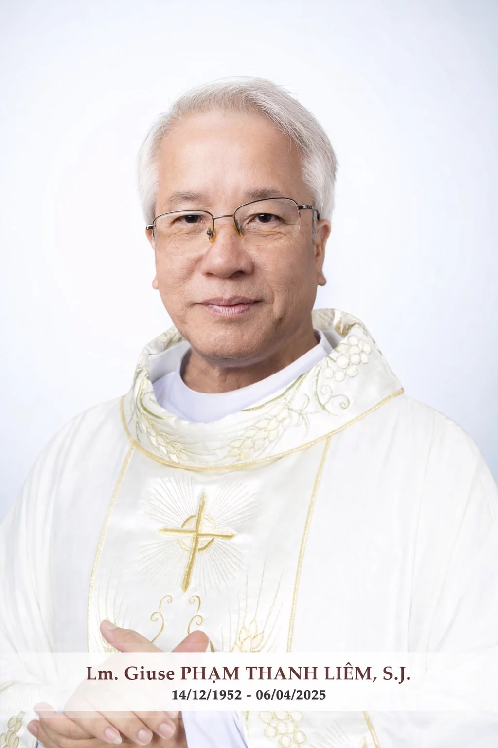 Cha Giuse Phạm Thanh Liêm, S.J. Cha Giuse Phạm Thanh Liêm, S.J.