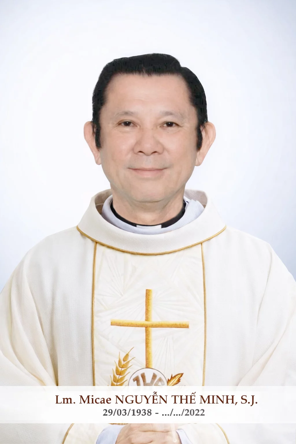 Cha Micae Nguyễn Thế Minh, S.J. Cha Micae Nguyễn Thế Minh, S.J.