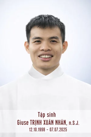 Tập sinh Giuse Trịnh Xuân Nhân, n.S.J. Tập sinh Giuse Trịnh Xuân Nhân, n.S.J.