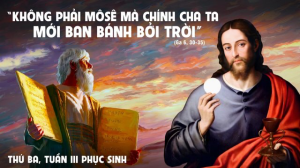 Manna: Bánh ban Sự Sống cho thế giới (Thứ Ba Tuần 3 Phục Sinh - Ga 6, 30-35) Manna: Bánh ban Sự Sống cho thế giới (Thứ Ba Tuần 3 Phục Sinh - Ga 6, 30-35)