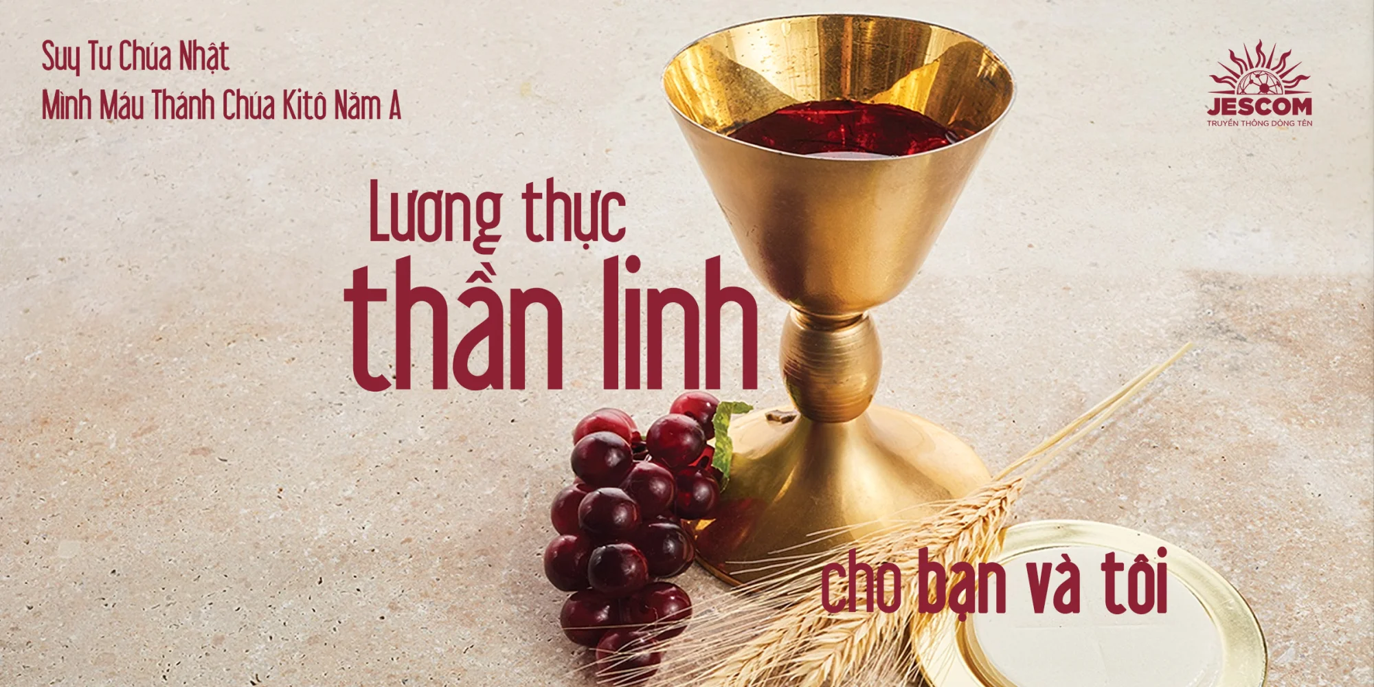 Lương thực thần linh cho bạn và tôi | Suy tư Tin Mừng CN Lễ Mình và Máu Thánh Chúa - Năm A Lương thực thần linh cho bạn và tôi | Suy tư Tin Mừng CN Lễ Mình và Máu Thánh Chúa - Năm A