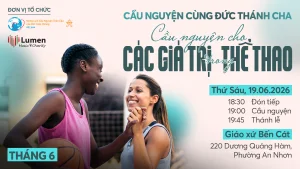 Cầu nguyện cùng Đức Thánh Cha – Hồi tâm với Thánh ca tại Nhà thờ Thánh Antôn Cầu nguyện cùng Đức Thánh Cha – Hồi tâm với Thánh ca tại Nhà thờ Thánh Antôn