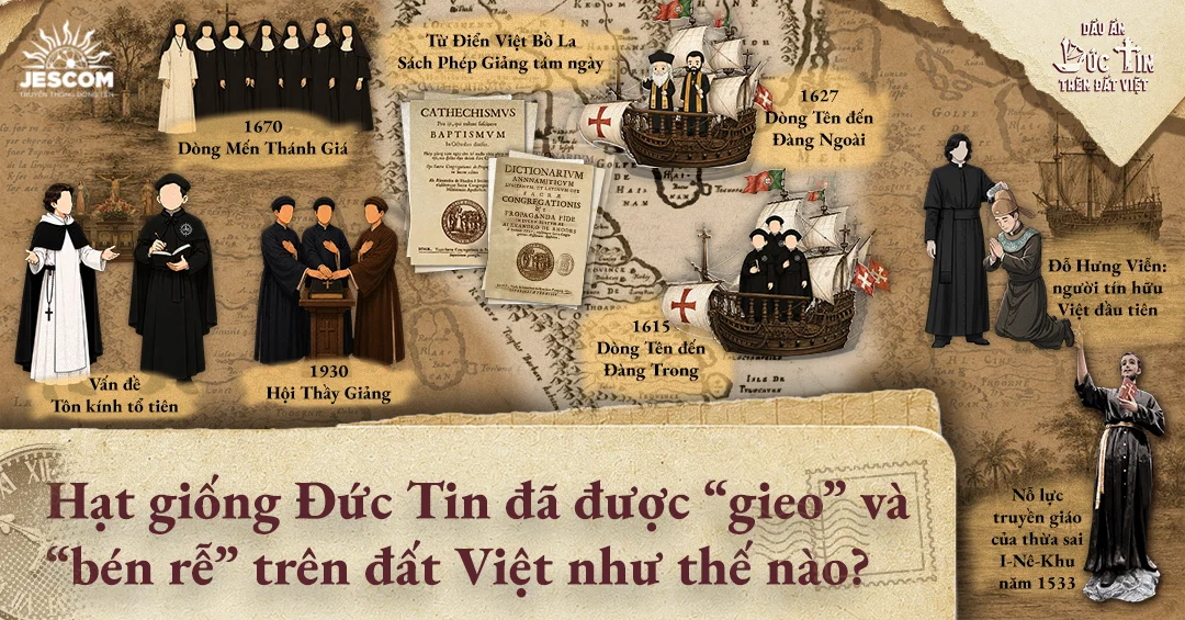 Hạt giống Đức Tin đã được “gieo” và “bén rễ” trên đất Việt như thế nào? Hạt giống Đức Tin đã được “gieo” và “bén rễ” trên đất Việt như thế nào?