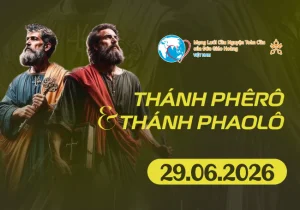 Tông Đồ Cầu Nguyện, 29-06-2026 Tông Đồ Cầu Nguyện, 29-06-2026