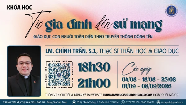 Khóa học: "Từ Gia đình đến Sứ mạng: Giáo dục Con người Toàn diện theo Truyền thống Dòng Tên"