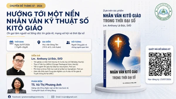 CLB Đọc Sách I Nhã - Chuyên đề: Hướng tới một nền Nhân văn Kỹ thuật số Kitô giáo
