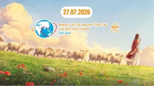 Tông Đồ Cầu Nguyện, 27-07-2026 Tông Đồ Cầu Nguyện, 27-07-2026