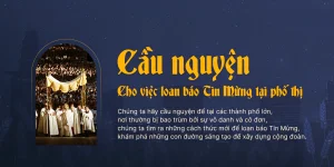 Ý cầu nguyện tháng 8/2026: Cầu nguyện cho việc loan báo Tin Mừng tại phố thị Ý cầu nguyện tháng 8/2026: Cầu nguyện cho việc loan báo Tin Mừng tại phố thị