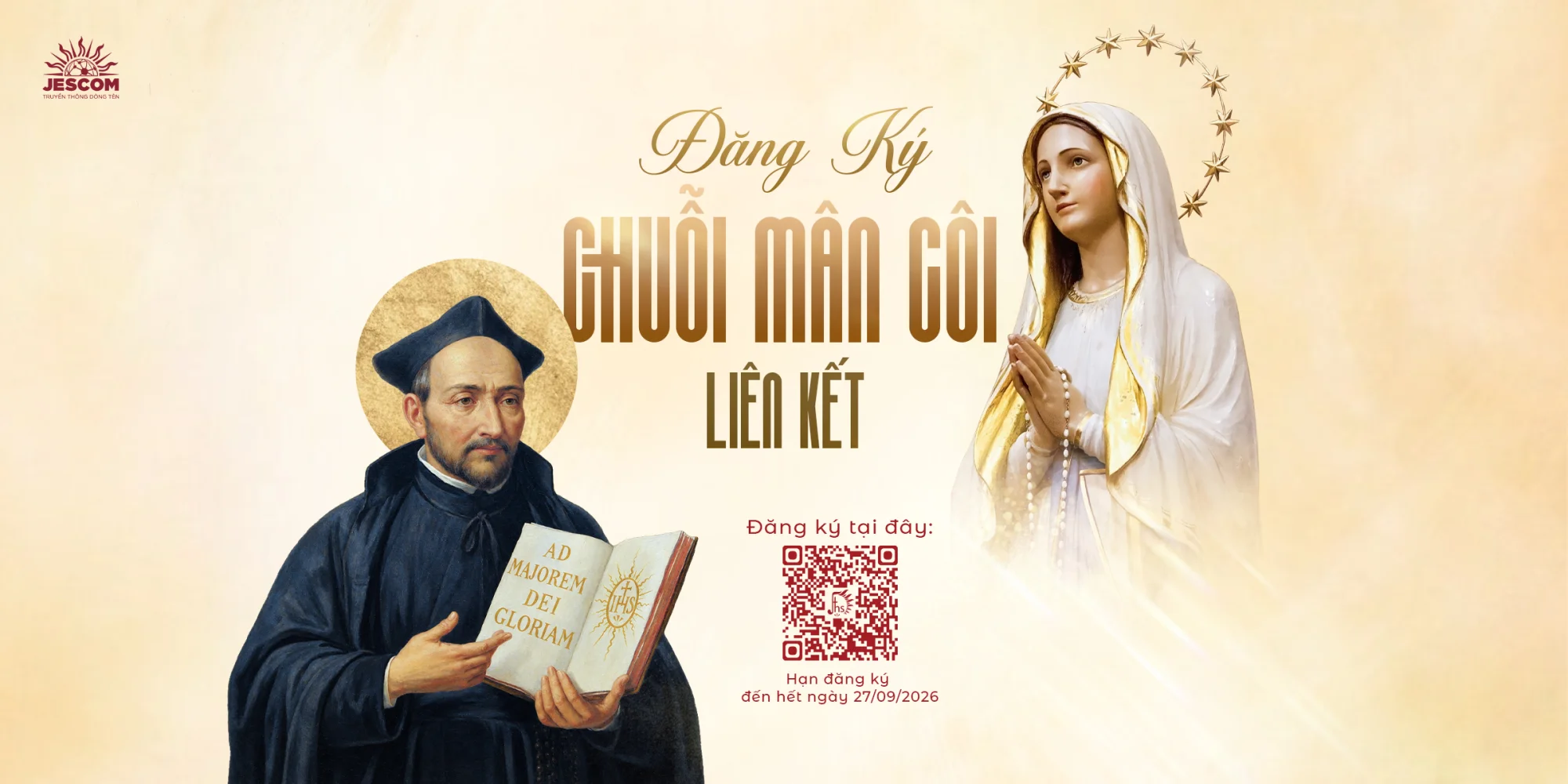 Đăng ký Chuỗi Mân Côi Liên Kết Đăng ký Chuỗi Mân Côi Liên Kết