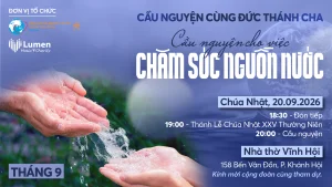 “Cầu nguyện cùng Đức Thánh Cha” – Tháng 9 tại Nhà thờ Vĩnh Hội “Cầu nguyện cùng Đức Thánh Cha” – Tháng 9 tại Nhà thờ Vĩnh Hội