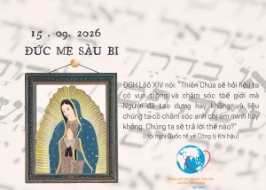 Tông Đồ Cầu Nguyện, 15-09-2026 Tông Đồ Cầu Nguyện, 15-09-2026