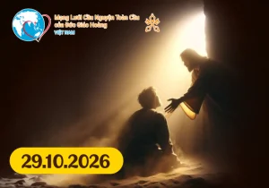 Tông Đồ Cầu Nguyện, 29-10-2026 Tông Đồ Cầu Nguyện, 29-10-2026